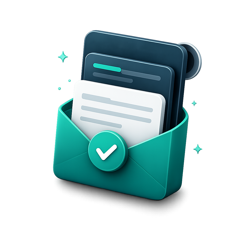 Newsletter Envelope Illustration